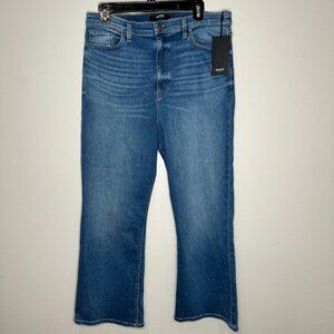 Hudson Holly High Rise Flare Jeans Womens Size 33 Blue Denim Stretch NWT